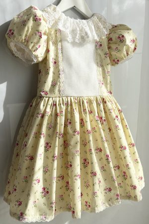 Rochie bumbac Petite Roses Yellow