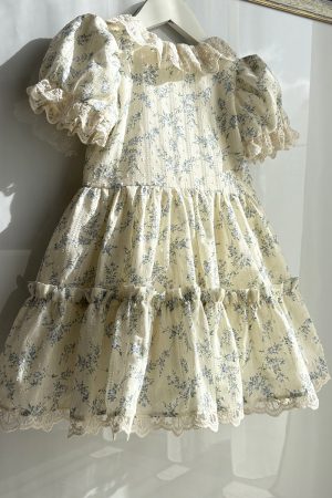 Rochie bumbac Petite Blue Flowers