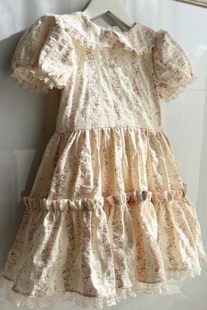 Rochie bumbac Petite Pink Flowers